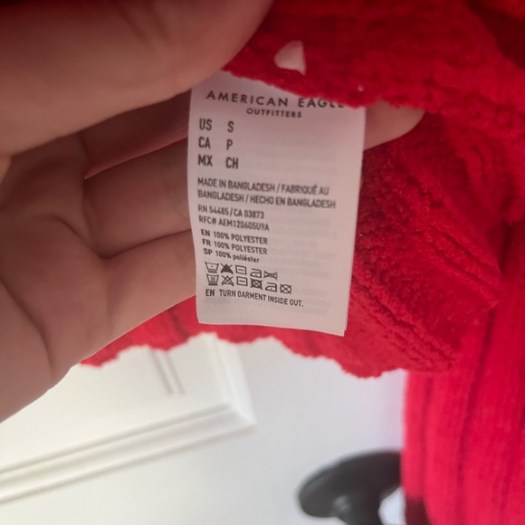 American Eagle Cropped Knit Cardigan - Picture 3 of 4